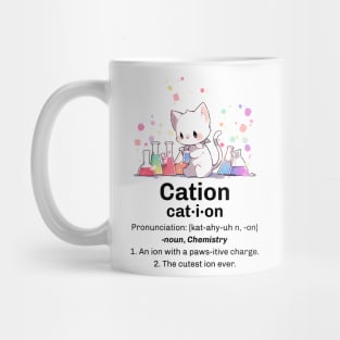 Chemistry Cat Cation Mug